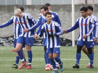 Momentka zo zápasu Stropkov - Gerlachov.