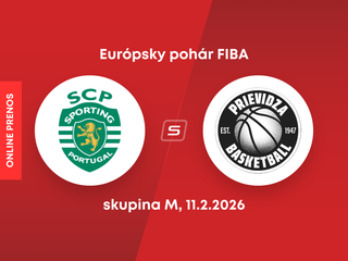 Sporting Lisabon - BC Prievidza: LIVE STREAM zo zápasu Európskeho pohára FIBA.
