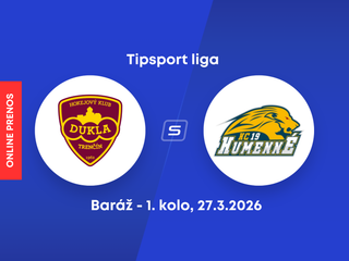 HK Dukla Trenčín - HC 19 Humenné: ONLINE prenos z 1. kola baráže o Tipsport ligu.