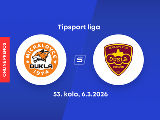 HK Dukla Michalovce - HK Dukla Trenčín: ONLINE prenos zo zápasu 53. kola Tipsport ligy.