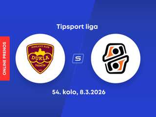 HK Dukla Trenčín - HC Košice: ONLINE prenos zo zápasu 54. kola Tipsport ligy.