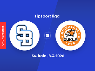 HC Slovan Bratislava - HK Dukla Michalovce: ONLINE prenos zo zápasu 54. kola Tipsport ligy.