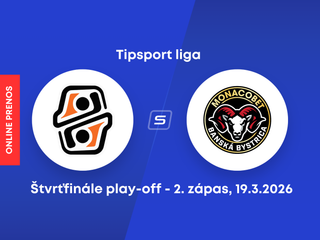 HC Košice - HC MONACObet Banská Bystrica: ONLINE prenos z 2. zápasu štvrťfinále play-off Tipsport ligy.