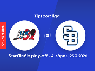 Hk 32 Liptovský Mikuláš - HC Slovan Bratislava: ONLINE prenos zo 4. zápasu štvrťfinále play-off Tipsport ligy.