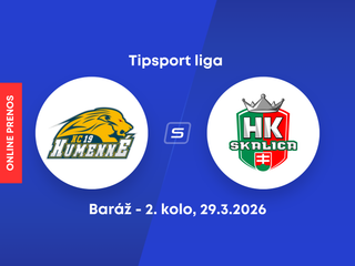 HC 19 Humenné - HK Skalica: ONLINE prenos z 2. kola baráže o Tipsport ligu.