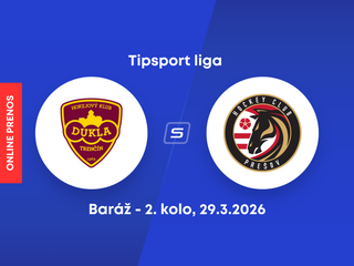 HK Dukla Trenčín - HC Prešov: ONLINE prenos z 2. kola baráže o Tipsport ligu.