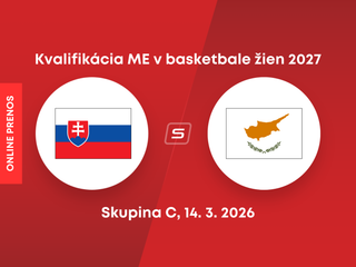 Slovensko - Cyprus: Online prenos zo zápasu kvalifikácie na ME v basketbale žien 2027. 