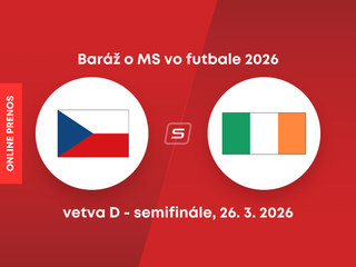 Česko - Írsko: ONLINE prenos zo zápasu baráže o MS 2026
