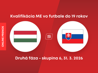 Slovensko - Maďarsko. ONLINE prenos zo zápasu druhej fázy kvalifikácie ME 2026 hráčov do 19 rokov vo futbale.