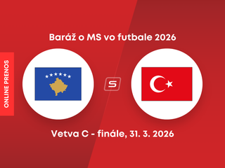 Kosovo - Turecko: ONLINE prenos zo zápasu baráže o MS 2026.