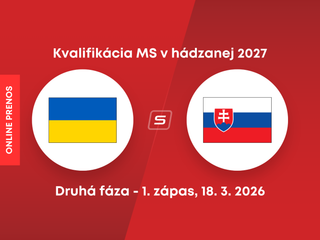 Ukrajina - Slovensko. ONLINE prenos z prvého zápasu druhej fázy kvalifikácie MS 2027 v hádzanej.