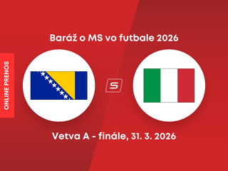Bosna a Hercegovina - Taliansko: ONLINE prenos zo zápasu baráže o MS 2026