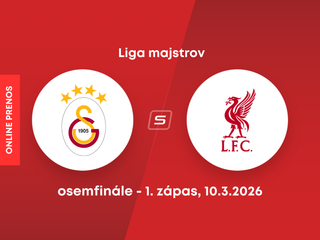 Galatasaray - Liverpool: ONLINE prenos zo zápasu osemfinále Ligy majstrov. 