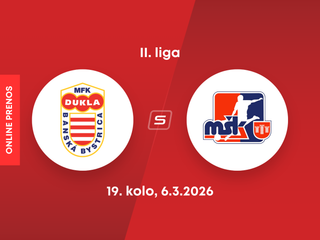 MFK Dukla Banská Bystrica - MŠK Považská Bystrica: ONLINE prenos zo zápasu 19. kola II. ligy.