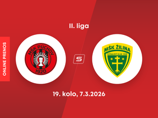MŠK Púchov - MŠK Žilina B: ONLINE prenos zo zápasu 19. kola II. ligy.