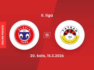 Slávia TU Košice - MFK Tatran Liptovský Mikuláš: ONLINE prenos zo zápasu 20. kola II. ligy.