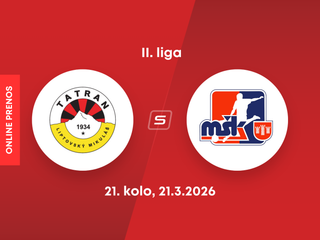 MFK Tatran Liptovský Mikuláš - MŠK Považská Bystrica: ONLINE prenos zo zápasu 21. kola II. ligy.