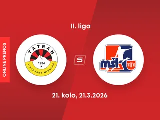 MFK Tatran Liptovský Mikuláš - MŠK Považská Bystrica: ONLINE prenos zo zápasu 21. kola II. ligy.