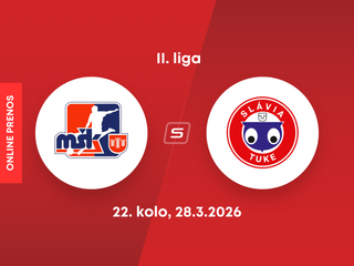 MŠK Považská Bystrica - Slávia TU Košice: ONLINE prenos zo zápasu 22. kola II. ligy.