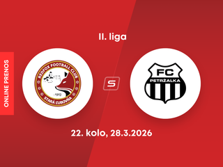 Stará Ľubovňa Redfox Football Club - FC Petržalka: ONLINE prenos zo zápasu 22. kola II. ligy.