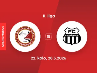 Stará Ľubovňa Redfox Football Club - FC Petržalka: ONLINE prenos zo zápasu 22. kola II. ligy.