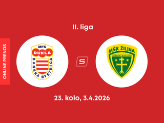 MFK Dukla Banská Bystrica - MŠK Žilina B: ONLINE prenos zo zápasu 23. kola II. ligy.