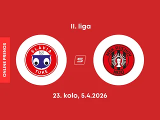 Slávia TU Košice - MŠK Púchov: ONLINE prenos zo zápasu 23. kola II. ligy.