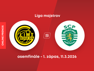 Bodö/Glimt - Sporting Lisabon: ONLINE prenos zo zápasu osemfinále Ligy majstrov. 