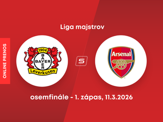 Leverkusen - Arsenal: ONLINE prenos zo zápasu osemfinále Ligy majstrov. 