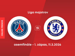 Paríž St Germain - Chelsea: ONLINE prenos zo zápasu osemfinále Ligy majstrov. 