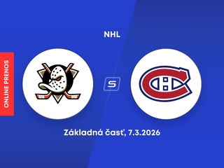 Anaheim Ducks - Montreal Canadiens: ONLINE prenos zo zápasu NHL.
