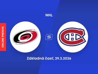 Carolina Hurricanes - Montreal Canadiens: ONLINE prenos zo zápasu NHL.