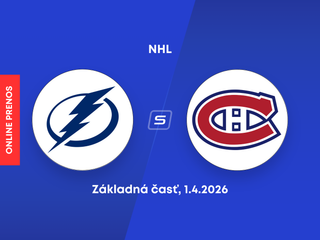 Tampa Bay Lightning - Montreal Canadiens: ONLINE prenos zo zápasu NHL.