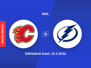 Calgary Flames - Tampa Bay Lightning: ONLINE prenos zo zápasu NHL.