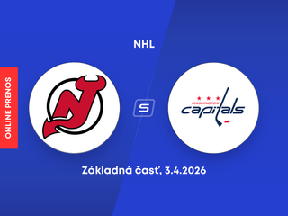 New Jersey Devils - Washington Capitals: ONLINE prenos zo zápasu NHL.