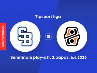 HC Slovan Bratislava - HC Košice: ONLINE prenos z 2. zápasu semifinále play-off Tipsport ligy.