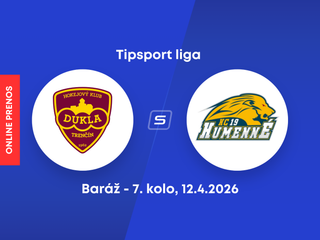 HK Dukla Trenčín - HC 19 Humenné: ONLINE prenos zo 7. kola baráže o Tipsport ligu.