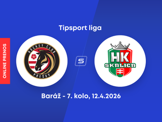 HC Prešov - HK Skalica: ONLINE prenos zo 7. kola baráže o Tipsport ligu.