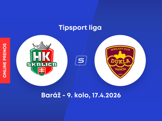 HK Skalica - HK Dukla Trenčín: ONLINE prenos z 9. kola baráže o Tipsport ligu.