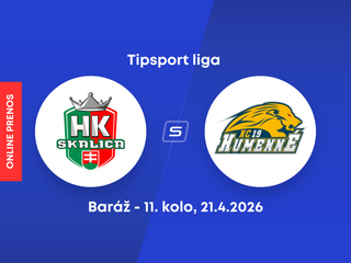 HK Skalica - HC 19 Humenné: ONLINE prenos z 11. kola baráže o Tipsport ligu.