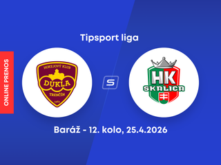 HK Dukla Trenčín - HK Skalica: ONLINE prenos z 12. kola baráže o Tipsport ligu.