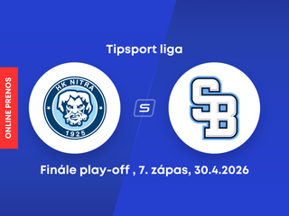 HK Nitra - HC Slovan Bratislava: ONLINE prenos zo 7. zápasu finále play-off Tipsport ligy.