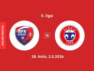 MFK Zvolen - Slávia TU Košice: ONLINE prenos zo zápasu 28. kola II. ligy.