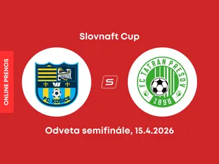 FC Košice - Tatran Prešov: ONLINE prenos z odvetného zápasu semifinále Slovnaft Cupu.