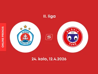 ŠK Slovan Bratislava B - Slávia TU Košice: ONLINE prenos zo zápasu 24. kola II. ligy.
