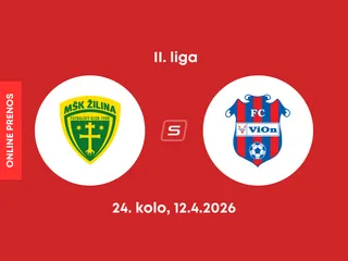 MŠK Žilina B - FC ViOn Zlaté Moravce: ONLINE prenos zo zápasu 24. kola II. ligy.