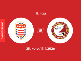 MFK Dukla Banská Bystrica - Stará Ľubovňa Redfox Football Club: ONLINE prenos zo zápasu 25. kola II. ligy.