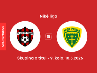 FC Spartak Trnava - MŠK Žilina: ONLINE prenos zo zápasu 9. kola skupiny o titul Niké ligy.