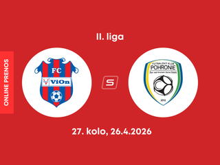 FC ViOn Zlaté Moravce - FK Pohronie: ONLINE prenos zo zápasu 27. kola II. ligy.