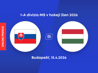 Slovensko - Maďarsko: ONLINE prenos zo zápasu 1-A divízie MS v hokeji žien 2026.